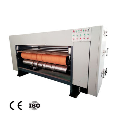 Αυτοματοποιημένος ζαρωμένος αυλακώνοντας τη μηχανή, μηχανή εκτύπωσης Flexo για το ζαρωμένο χαρτοκιβώτιο