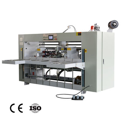ISO9001 ημι αυτόματη ράβοντας μηχανή κιβωτίων χαρτοκιβωτίων πραγματική - χρονικός έλεγχος