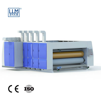 Ζαρωμένη ο ISO μηχανή εκτύπωσης κιβωτίων, που τυπώνει αυλακώνοντας την τεμαχίζοντας μηχανή