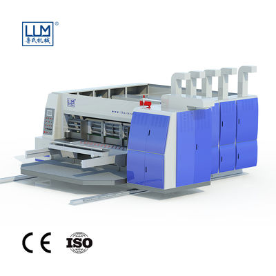 Ζαρωμένη ο ISO μηχανή εκτύπωσης κιβωτίων, που τυπώνει αυλακώνοντας την τεμαχίζοντας μηχανή
