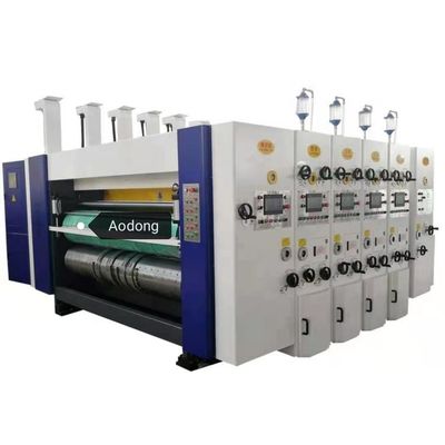 Ομαλή ζαρωμένη λειτουργία μηχανή εκτύπωσης κιβωτίων πιτσών γραμμών παραγωγής κιβωτίων