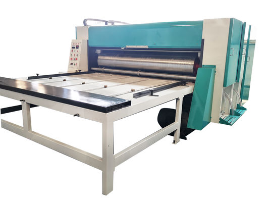 Υψηλή ταχύτητα 4 μηχανή εκτύπωσης Flexo χρώματος για το ζαρωμένο χαρτόνι